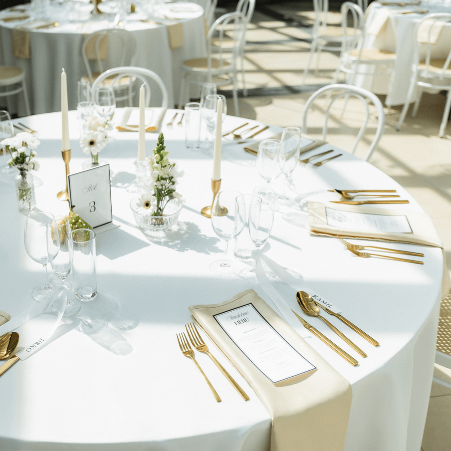 bežový príručník satén, prenájom, Dreamy day