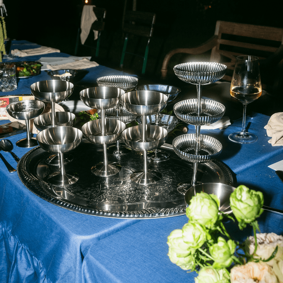 old money nerezové poháre, candy bar, poháre na zmrzlinu, prenájom