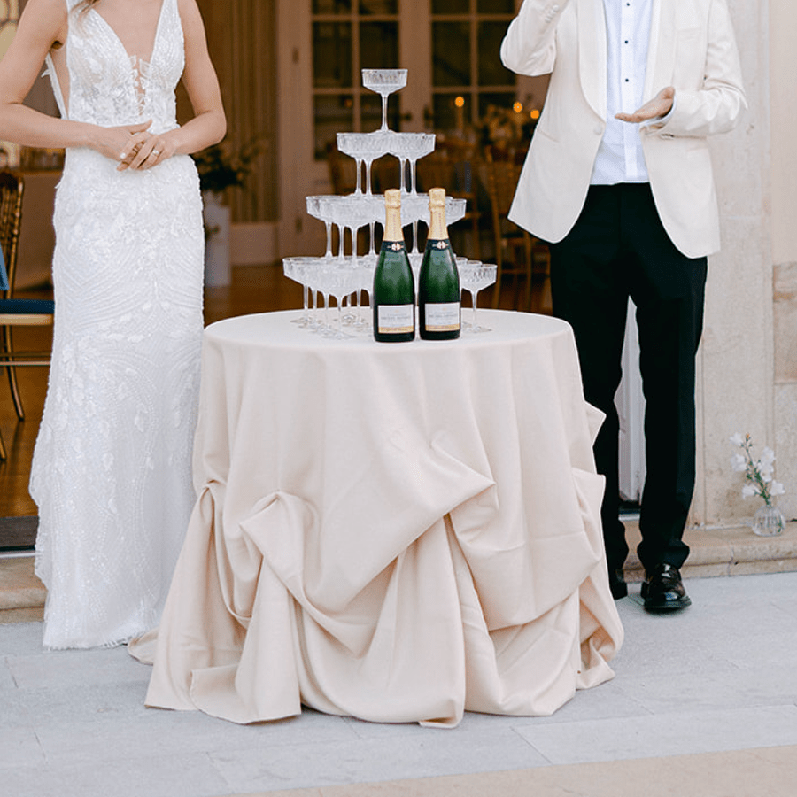 champagne tower poháre, prenájom, Dreamy day